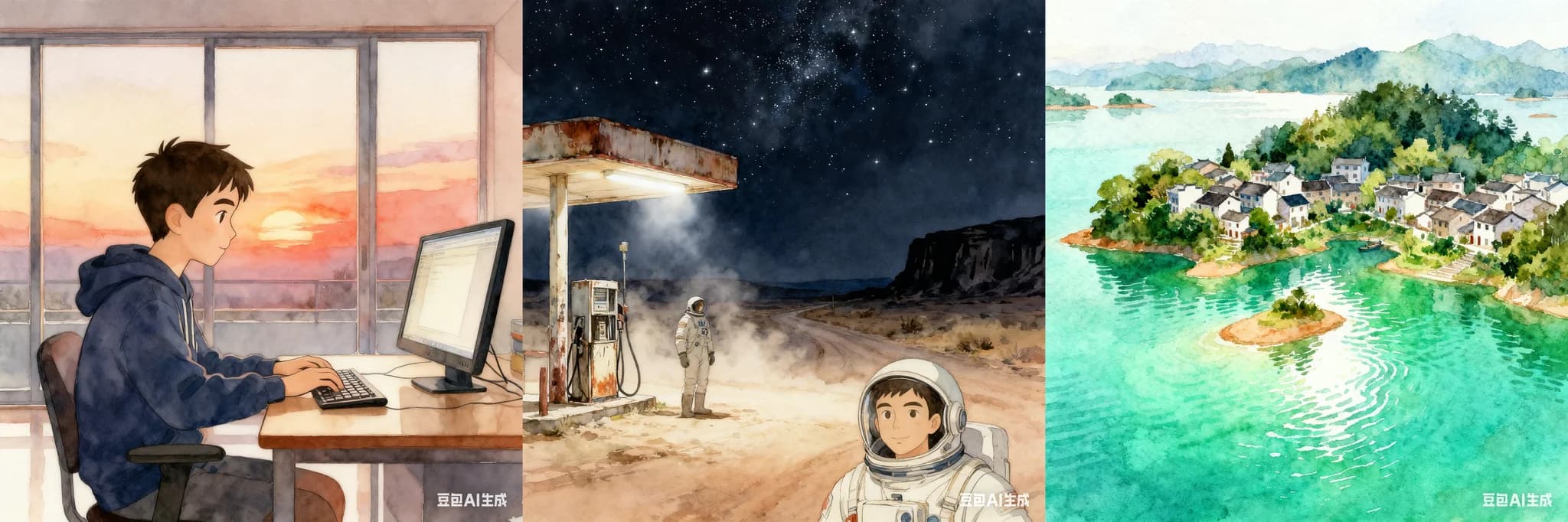 水彩画